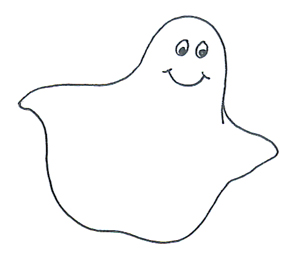 Free Black And White Ghost Clipart, Download Free Clip Art