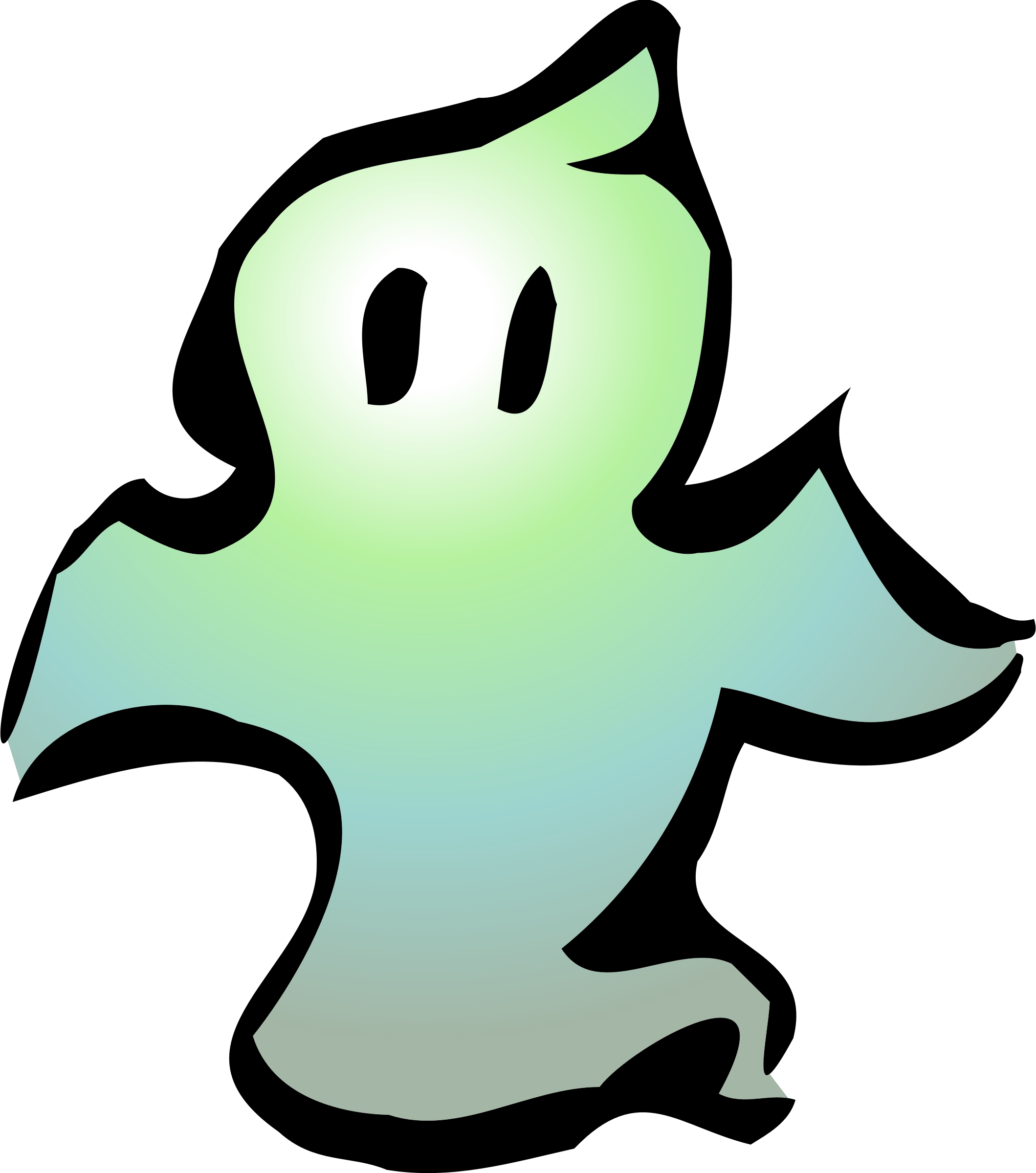 Ghost vector clipart.