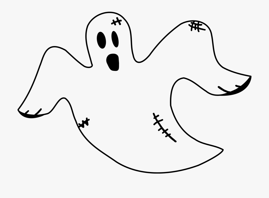 Ghost clipart ghost outline, Ghost ghost outline Transparent