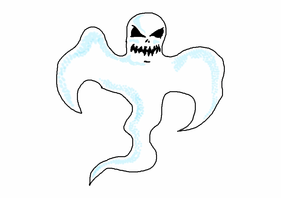 Scary halloween ghost.