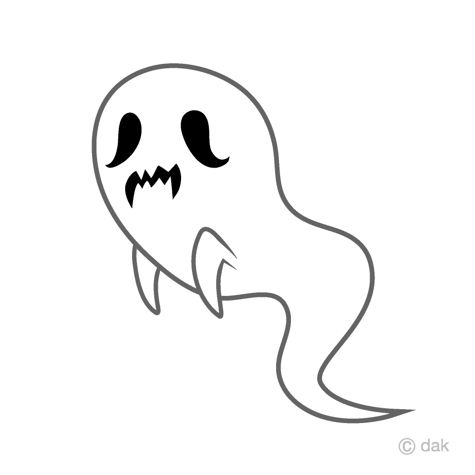 Free Scary Ghost Clipart Image