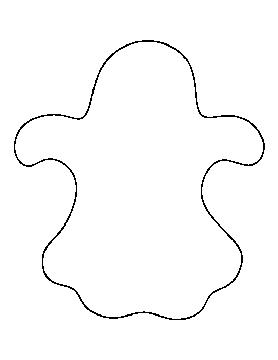 Ghost templates clipart.
