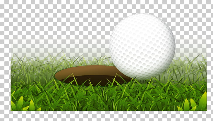 Golf ball Golf club Hole, Realistic golf hole, golf ball PNG