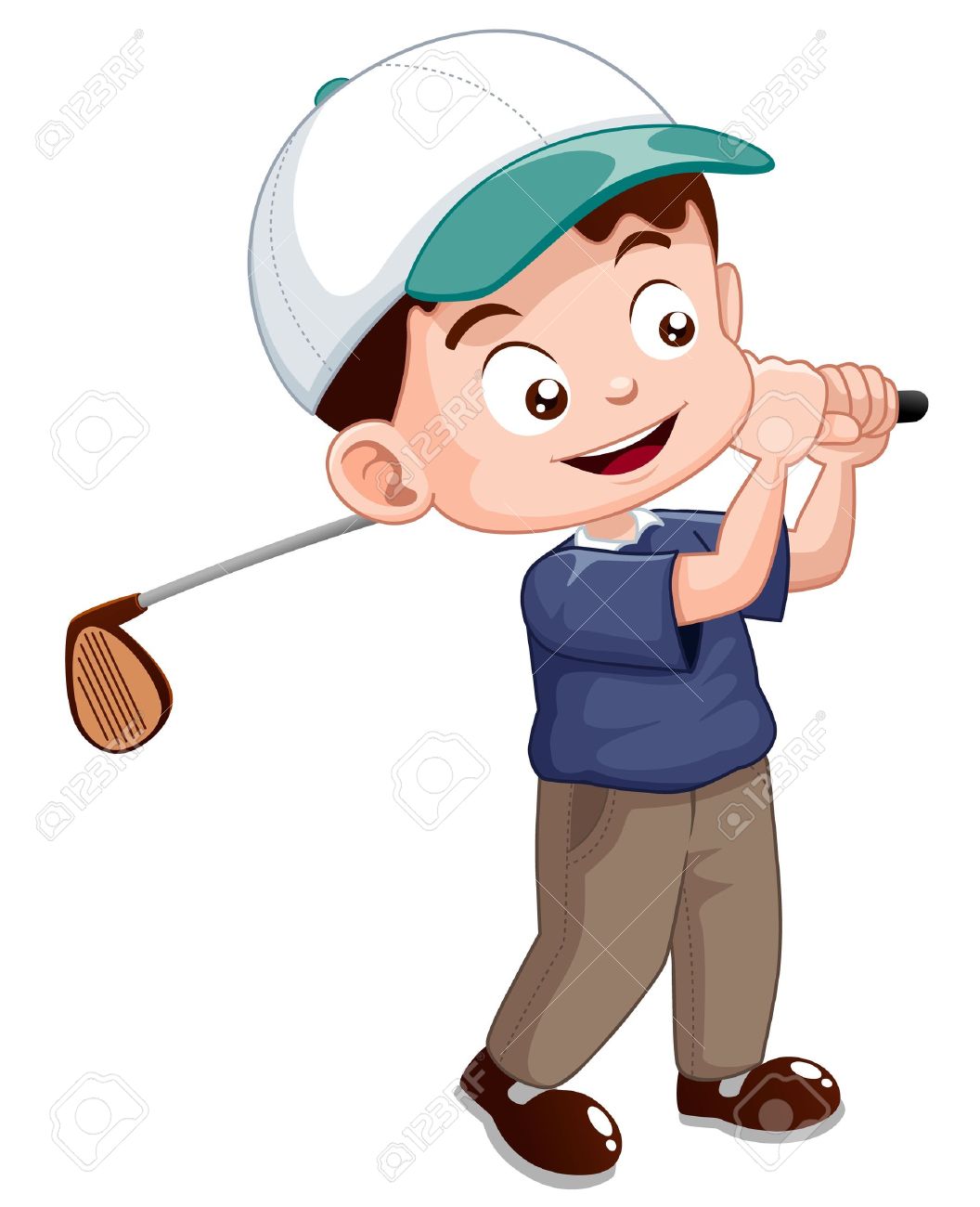 Pictures Of Cartoon Golfers
