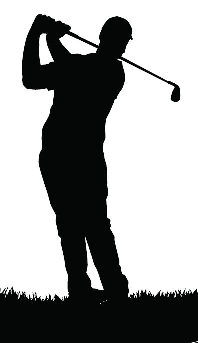Free golf silhouette.
