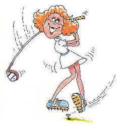 Free female golfer.