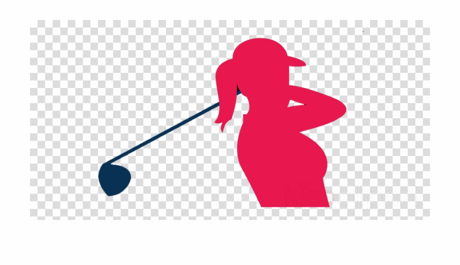 Ladies golf clipart.