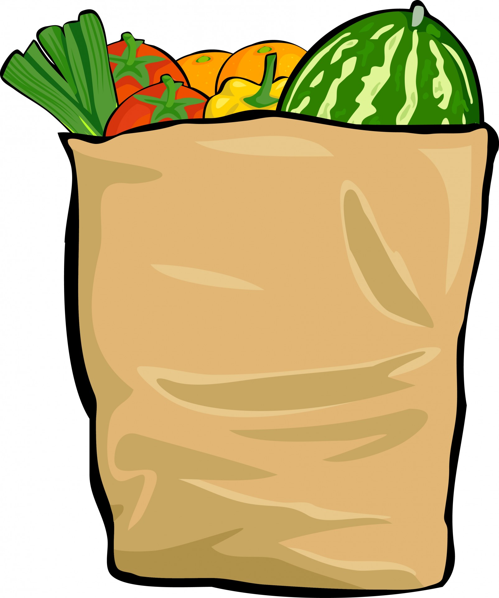 Groceries clipart free.