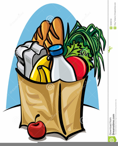 Free Clipart Bag Of Groceries