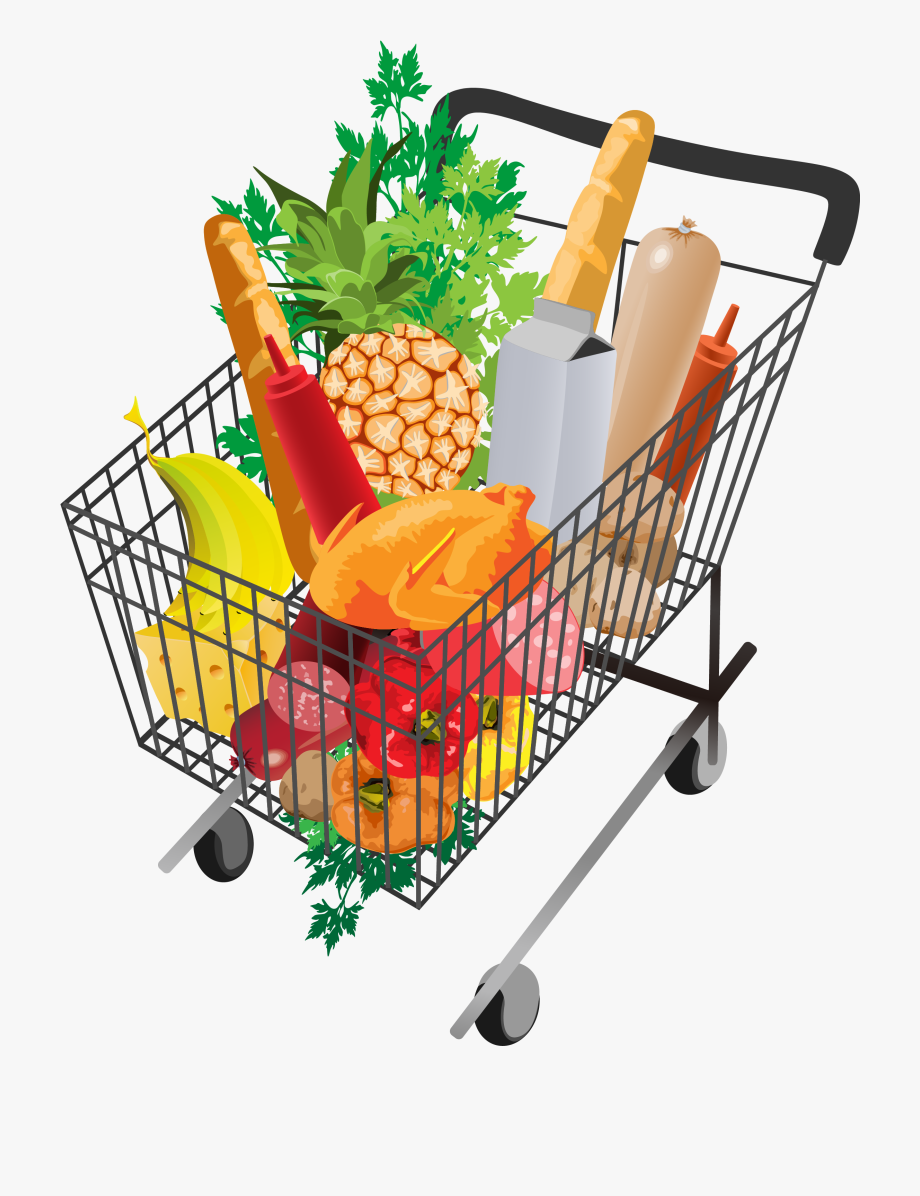 Grocery Shopping Cart Png Picture