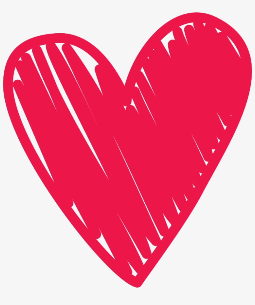 free heart clipart doodle