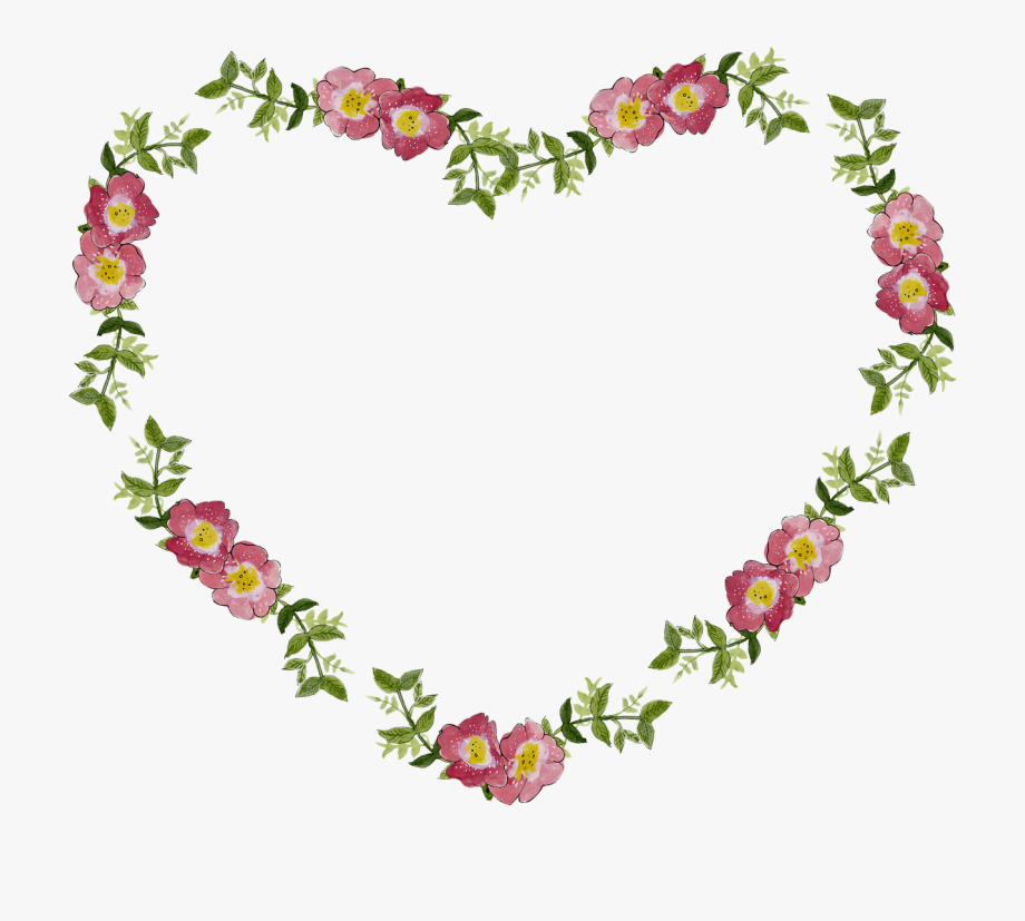 Free Image On Pixabay Floral Frame Heart