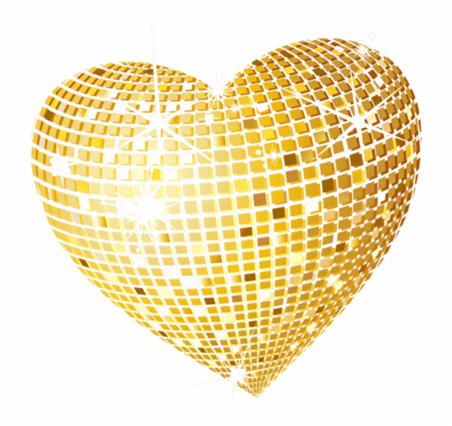 Glitter heart banner.