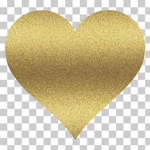free heart clipart gold glitter