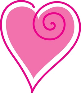 Clip Art Pink Heart