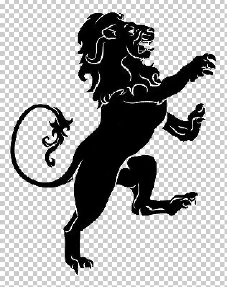 Lion Heraldry PNG, Clipart, Animals, Art, Black, Black And