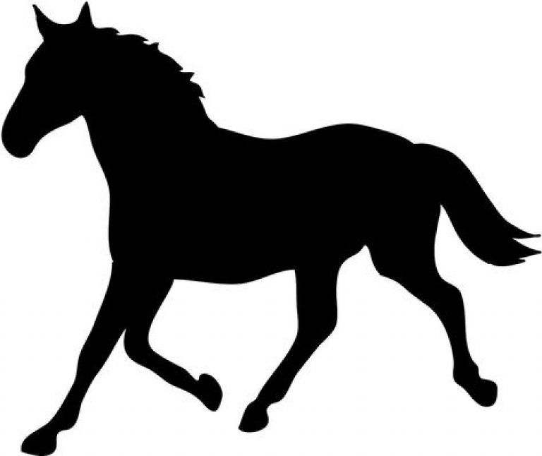 Running horse clipart free horse running clip art image a