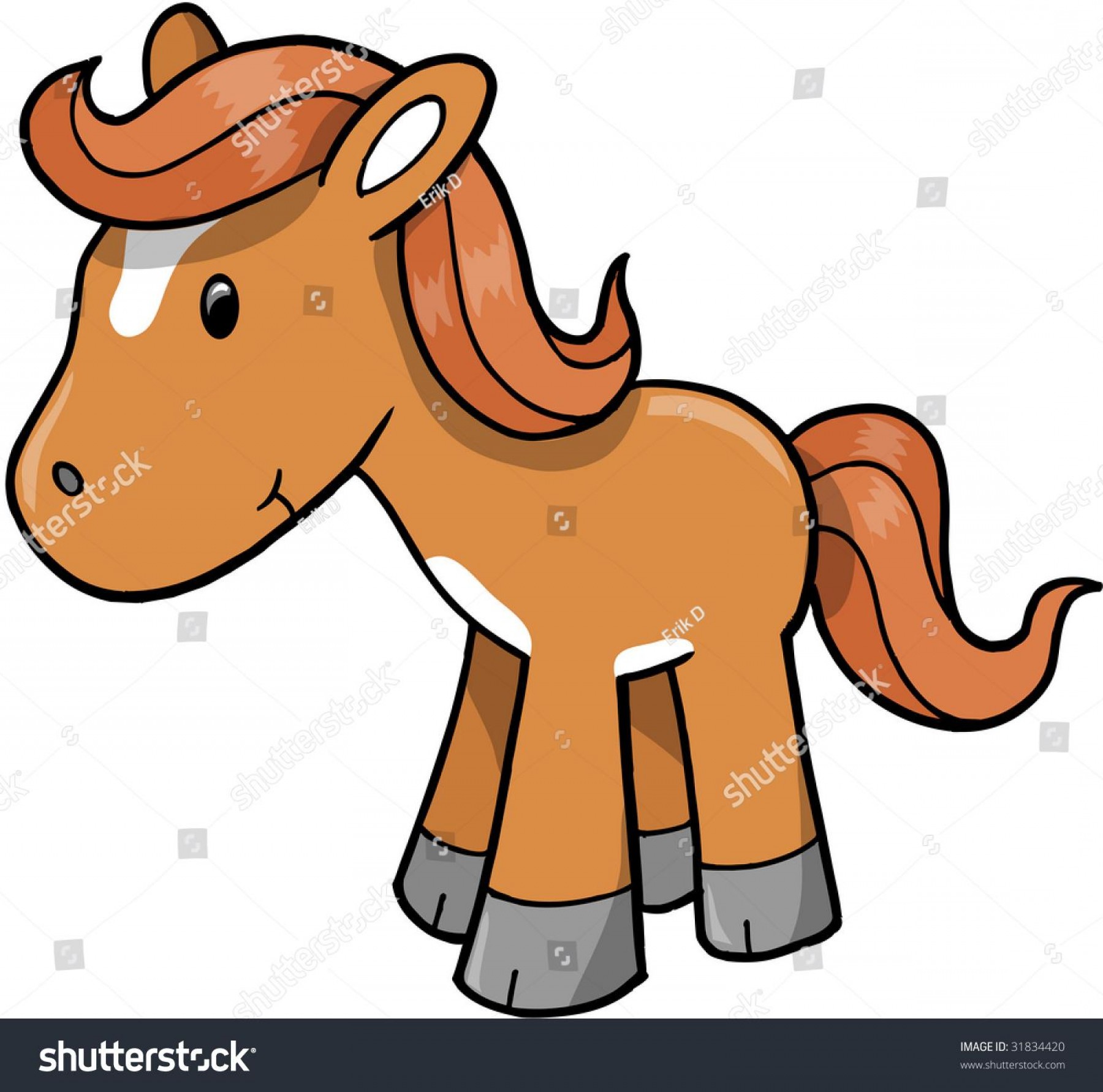 Best Free Cute Horse Clip Art Drawing