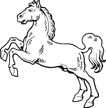 Horse clip art.