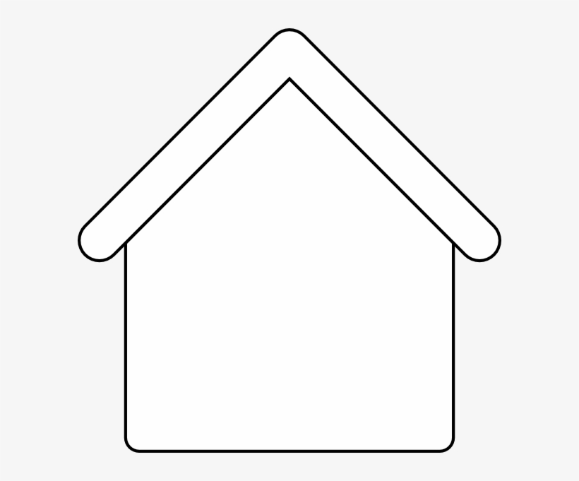 House outline template.