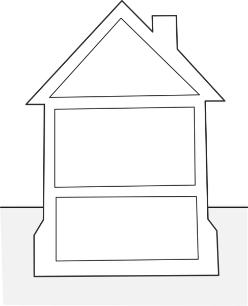 free houses clipart blank