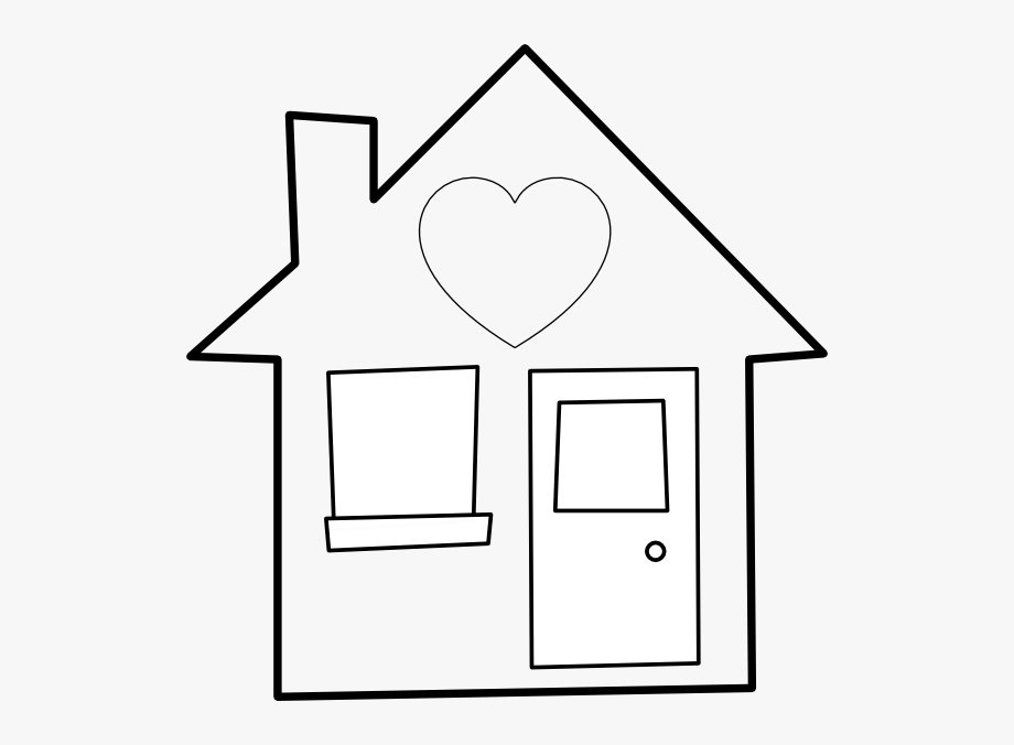free houses clipart outline