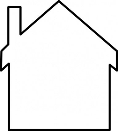 free houses clipart silhouette