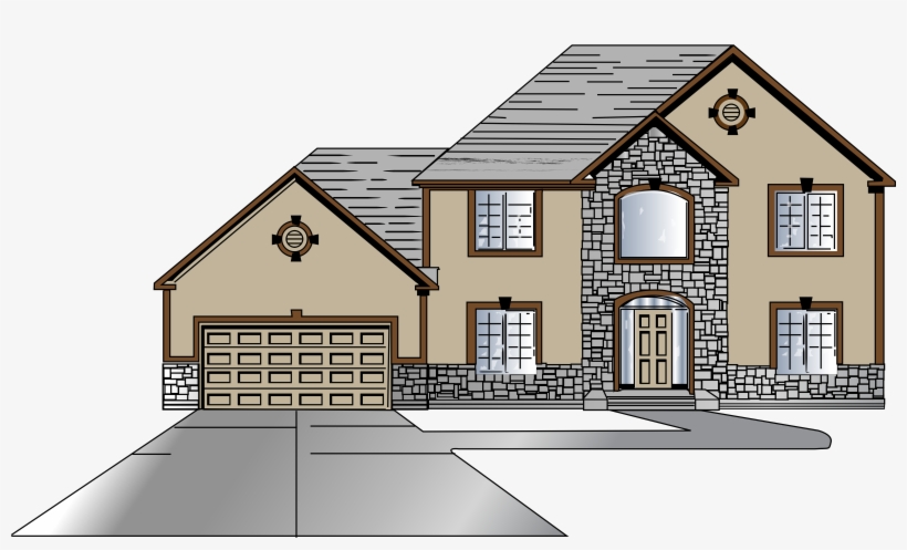 Vector Free Download Big Houses Design Clipart In Simple