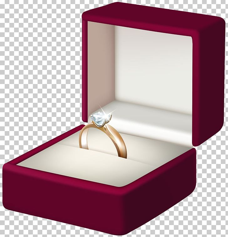 Engagement ring box.