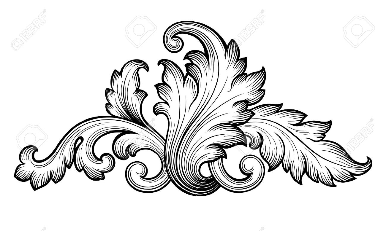 Collection engraving clipart.