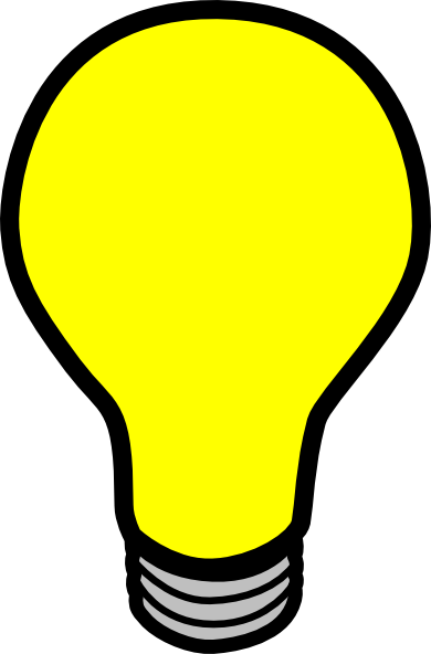 free lightbulb clipart cartoon