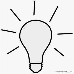 Free Light Bulb Clipart Black And White Cliparts