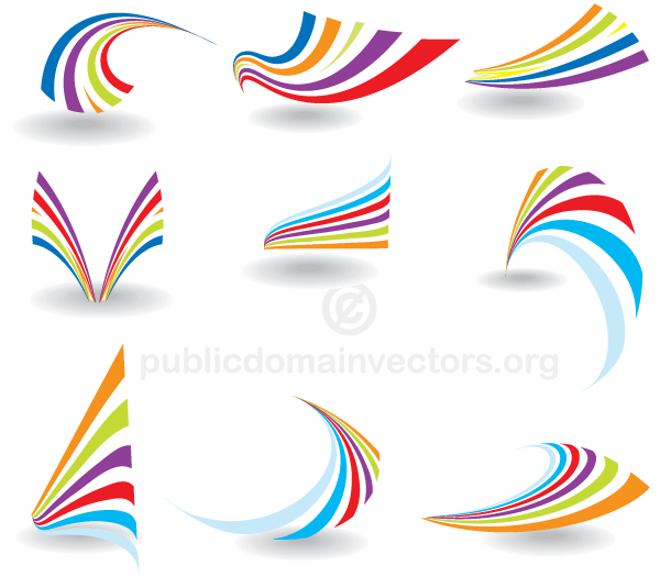 Vector colorful abstract.