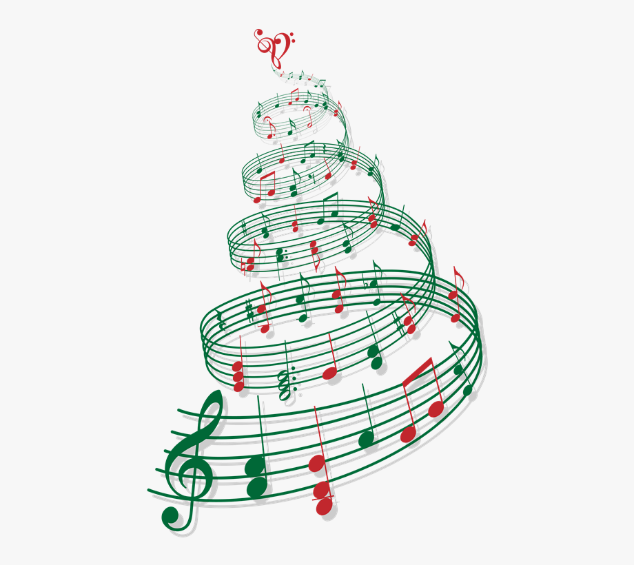 Christmas Musical Notes Clipart