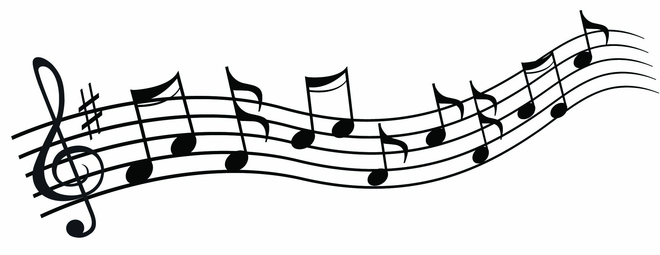 free music notes clipart staff