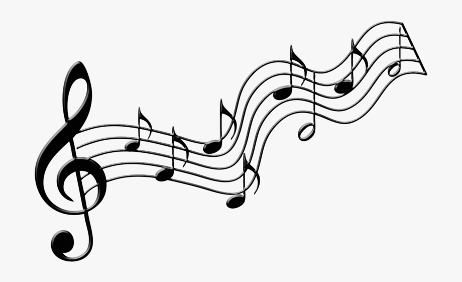 free music notes clipart swirl