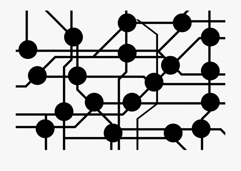 Computer network diagram.