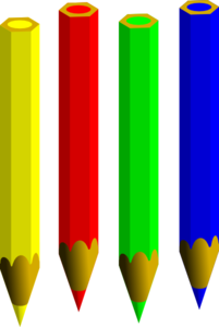 Color Pencils clip art
