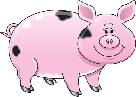 Pig Clip Art Cartoon