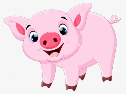 Free Cute Pig Clip Art with No Background