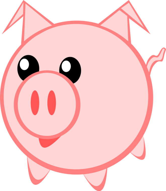 Clipart pig female.