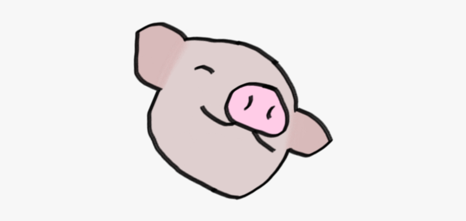 Pig piglet cartoon.