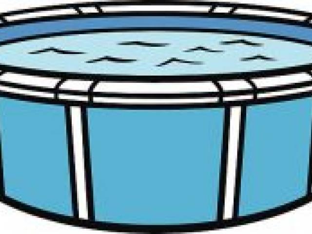 free pool clipart above ground