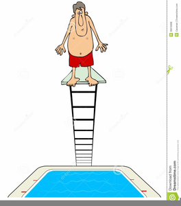 Clipart Swimming Pool Diving Board