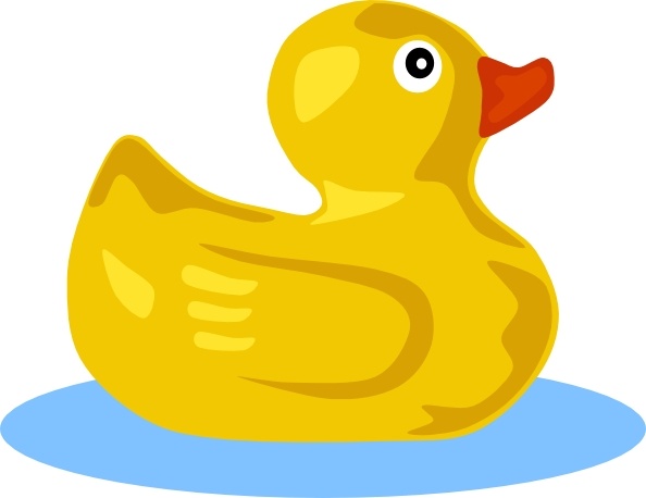 Rubber Duck clip art Free vector in Open office drawing svg