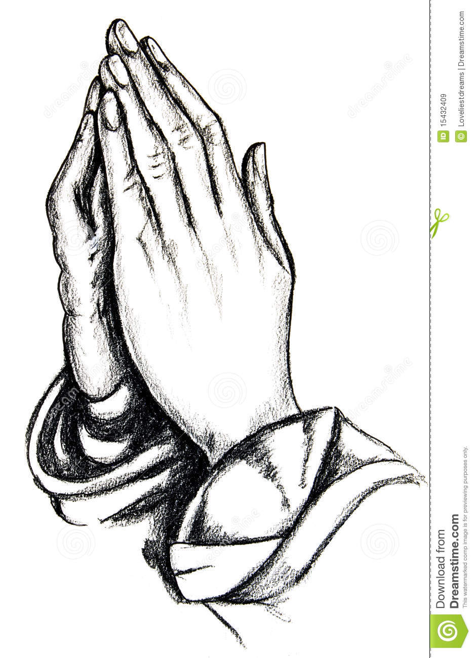 Prayer hand clipart.