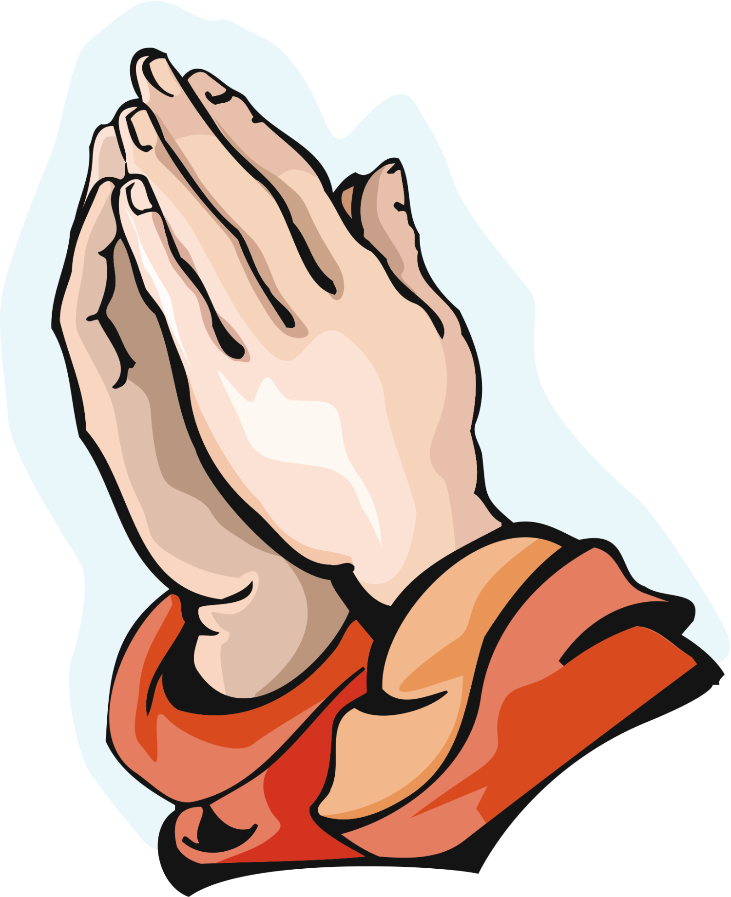 free praying hands clipart prayer position