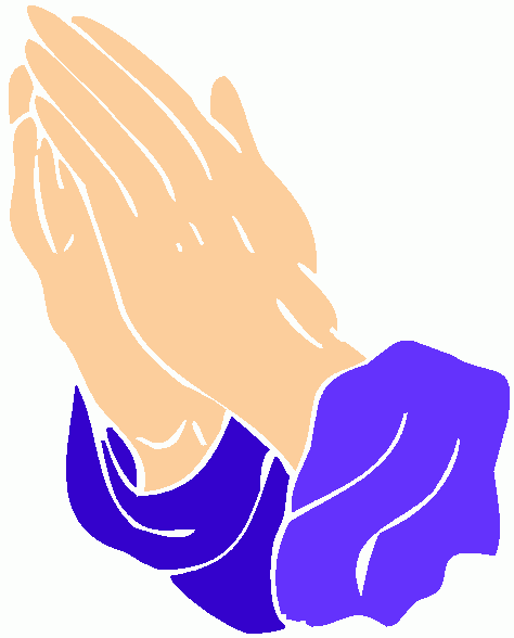 Praying hands clip.