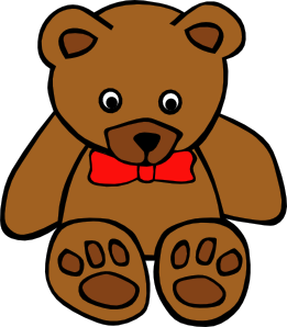 Simple Teddy Bear Clip Art at Clker