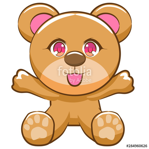 Teddy bear vector clipart